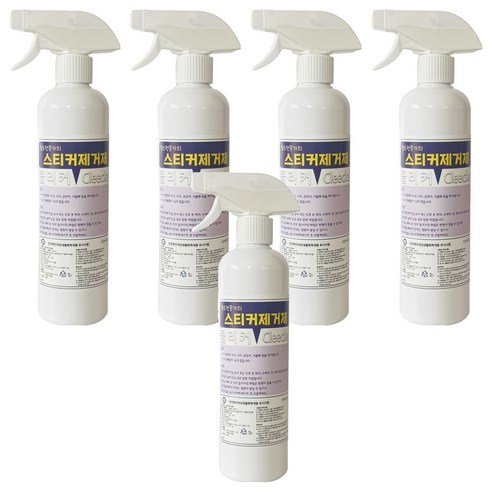 클리버 클리커 스티커 제거제 550ml, 5개