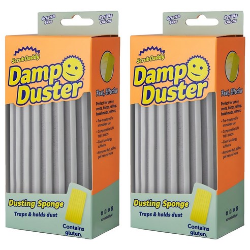 스크럽대디 댐프 더스터 실버 본품, 2개