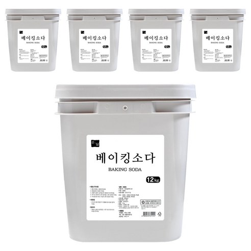 순담 베이킹소다, 12kg, 5개