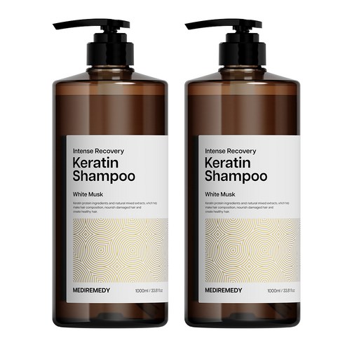 메디레머디 인텐스 리커버리 극손상 단백질 샴푸, 1000ml, 2개
