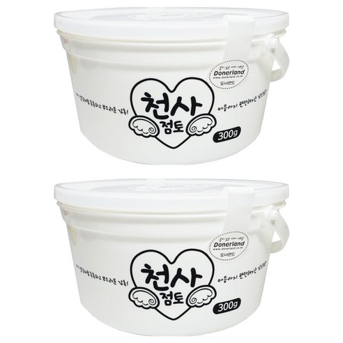 도너랜드 천사점토 벌크 300g, 2개