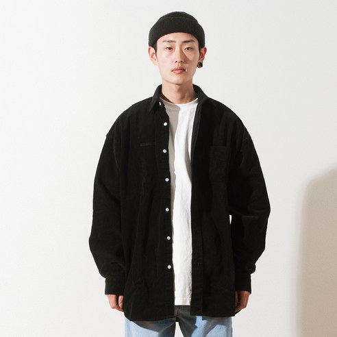 큐티에잇 ND Corduroy Oversize 셔츠
