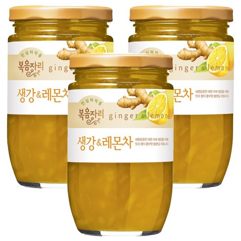 복음자리 생강 앤 레몬차, 500g, 1개입, 3개