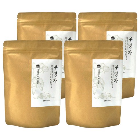 자연지애 볶은 우엉차, 100g, 1개입, 4개