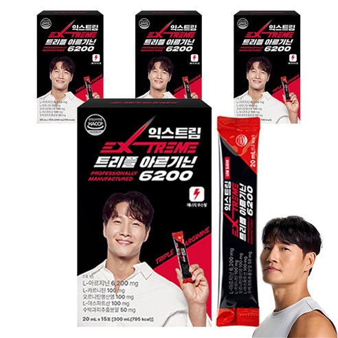 익스트림 트리플 아르기닌 6200mg, 300ml, 4개