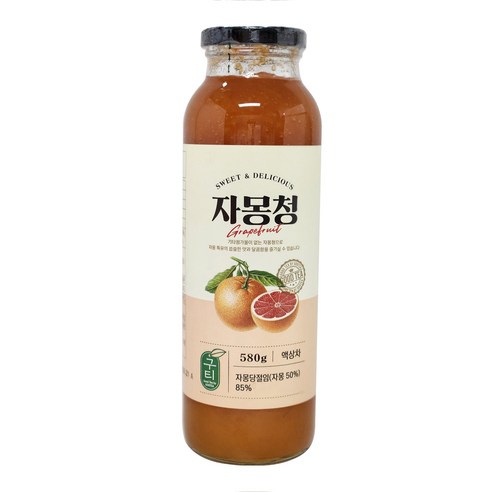 구티 자몽청, 580g, 1개입, 1개