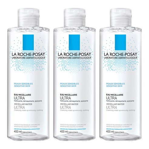 라로슈포제 미셀라 울트라 센시티브 클렌징워터, 400ml, 3개