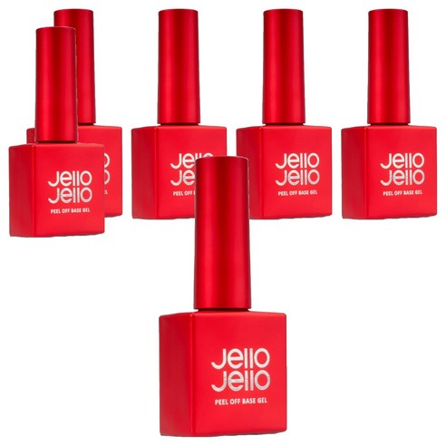 젤로젤로 필오프 베이스 젤, 6개, 10ml