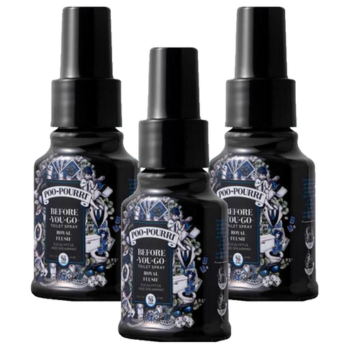 푸푸리 토일렛 퍼퓸 로열플러쉬 본품, 41ml, 3개