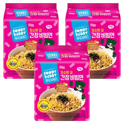 푸디버디 간장 비빔면 86g