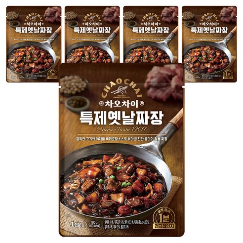 차오차이 특제옛날짜장, 180g, 5개