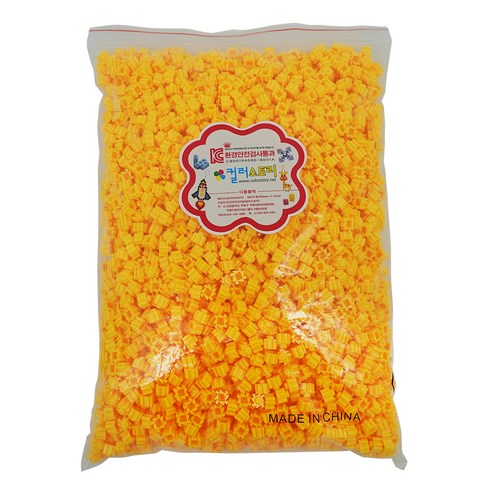 컬러스토리 디폼블럭 10mm 1kg 3030p, 노랑색