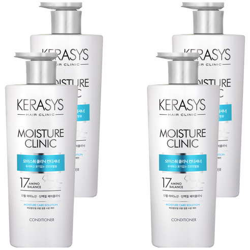 케라시스 모이스춰 클리닉 단백질 컨디셔너, 750ml, 4개