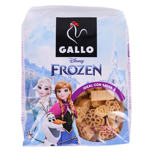 GALLO 디즈니 겨울왕국 파스타, 300g, 1개