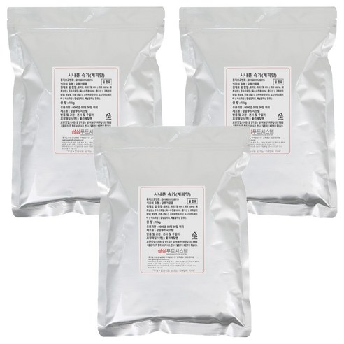 상상시즈닝 시나몬 슈가, 1kg, 3개