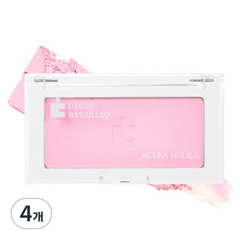 홀리카홀리카 피스 매칭 블러셔 3.3g, 클린핑크, 4개