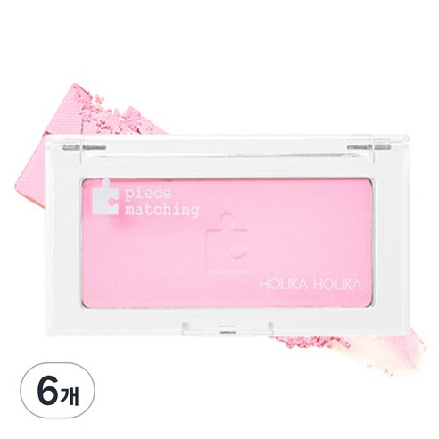 홀리카홀리카 피스 매칭 블러셔 3.3g, 클린핑크, 6개