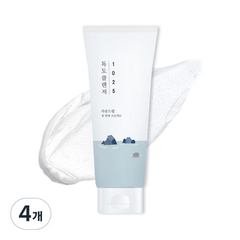 라운드랩 1025 독도 클렌저, 200ml, 4개
