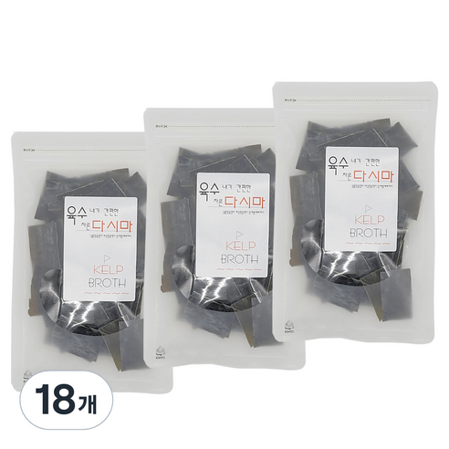 우진수산 육수 내기 간편한 자른다시마, 100g, 18개