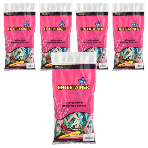 네오룬스 260N 요술풍선 100p, 스탠다드혼합, 5개