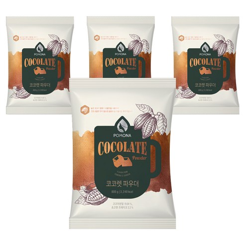 포모나 코코렛 초코파우더, 800g, 1개입, 4개