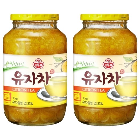 오뚜기 유자차, 1kg, 1개입, 2개