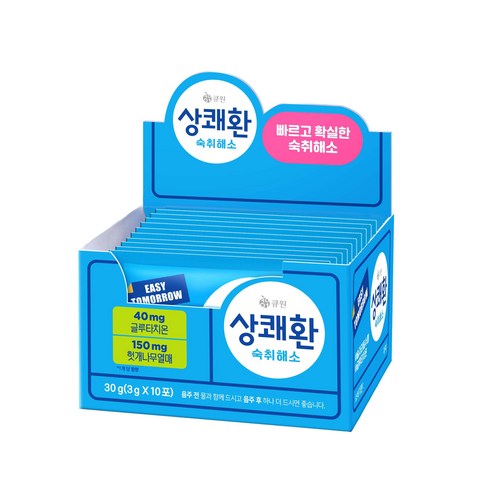 상쾌환 숙취해소제, 30g, 12개 숙취해소제30정