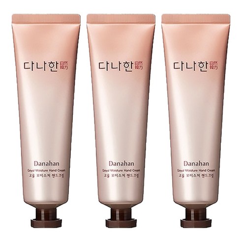 다나한 고율 모이스처 핸드크림, 50ml, 3개