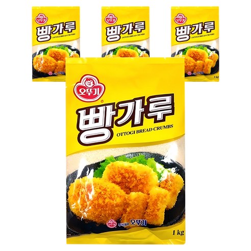 [오뚜기] 빵가루, 1kg, 4개