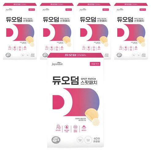 듀오덤 스팟패치, 60개입, 5개
