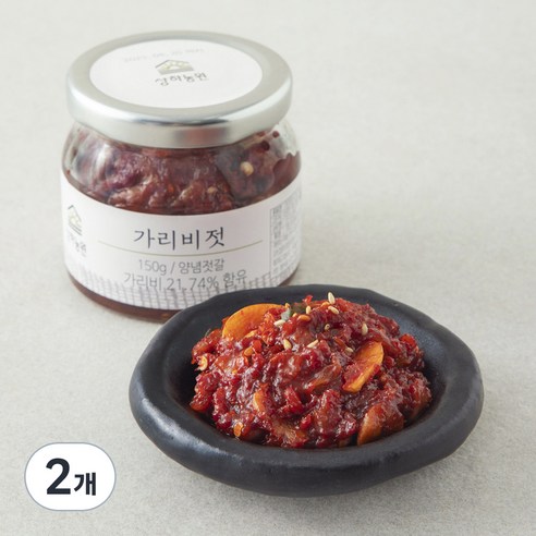 상하농원 가리비젓, 150g, 2개