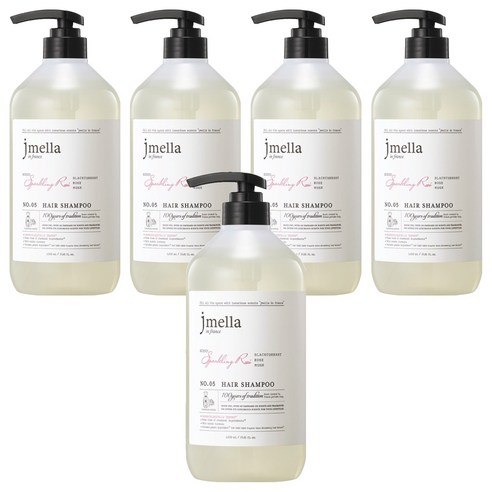 제이멜라 인 프랑스 스파클링 로제 헤어 샴푸 플로럴향, 5개, 1000ml