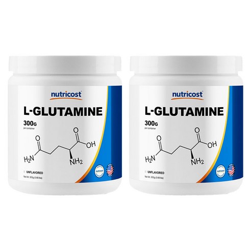 뉴트리코스트 L 글루타민, 300g, 2개