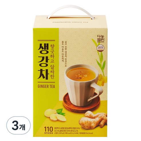 다농원 생강차, 15g, 110개입, 3개