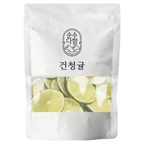 순수다함 건조 청귤 슬라이스 청귤차, 80g, 1개입, 1개