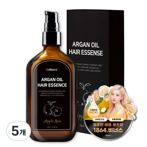 셀러버 아르간 퍼퓸 헤어오일 비너스, 5개, 100ml