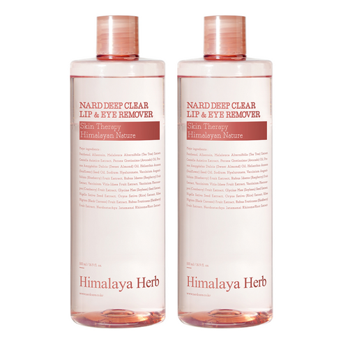 나드 딥 클리어 립 앤 아이리무버, 500ml, 2개