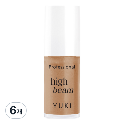 유키 프로페셔널 하이라이터 빔 5ml, 05 쉬머블릭, 6개