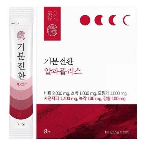 생활약속 기분전환 알파플러스 환 20p, 110g, 1개