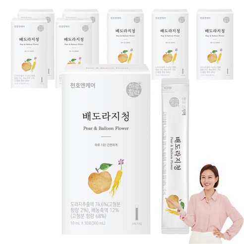 천호엔케어 배도라지청, 300ml, 8개