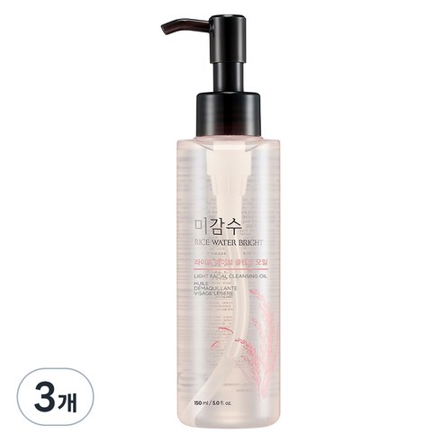 더페이스샵 미감수 브라이트 라이트 클렌징 오일, 150ml, 3개