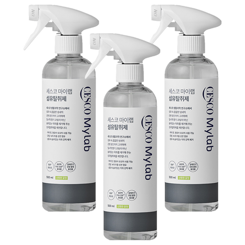 세스코마이랩 섬유탈취제 본품, 500ml, 3개, 꽃향