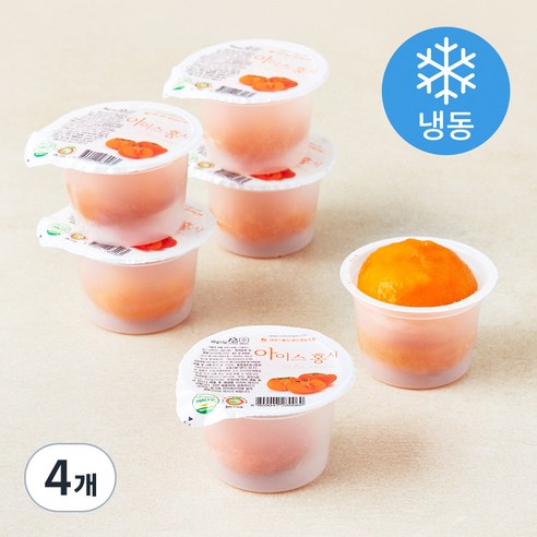 [로켓프레시] 아이스 홍시 6입 (냉동), 360g, 4개