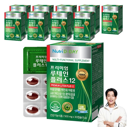 뉴트리디데이 프리미엄 루테인 플러스 12, 30정, 15g, 10개