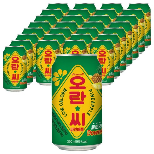 동아오츠카 오란씨 파인애플 캔, 350ml, 72개