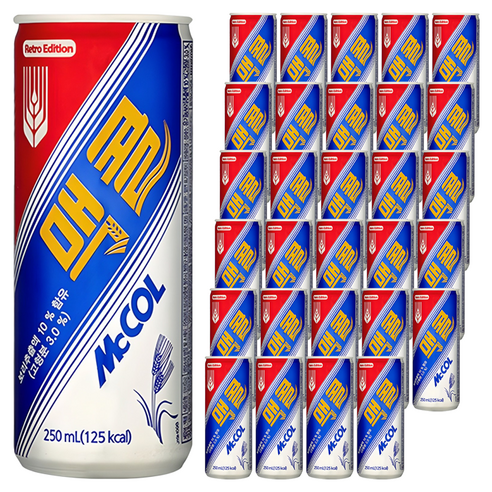 맥콜, 250ml, 30개