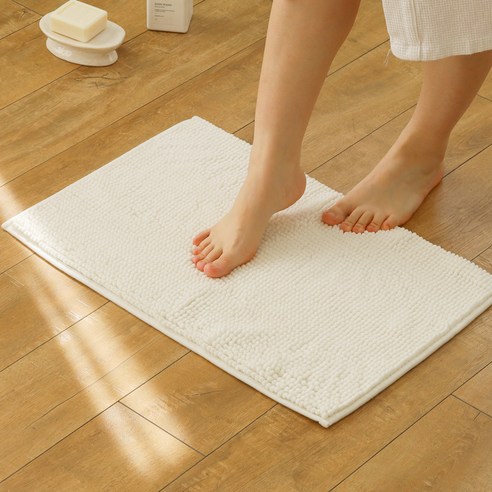 모던데일 뽀송 욕실 발매트 2P, 크림화이트