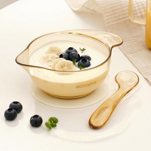 마더케이 PPSU 이유식 흡착볼 + 스푼세트