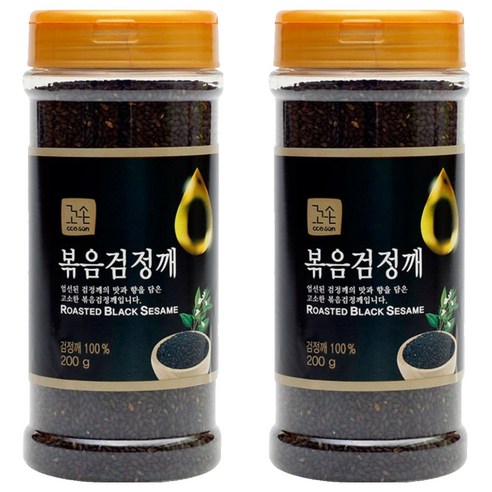 꼬손 볶음 검정깨, 200g, 2개