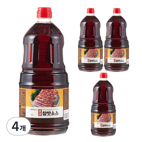 곰곰 참맛소스, 1.8L, 4개